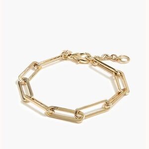 J crew Paper-clip link bracelet